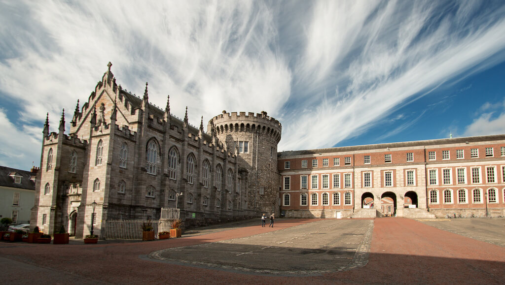2D CAD drawings of Dublin Castle and Record Tower