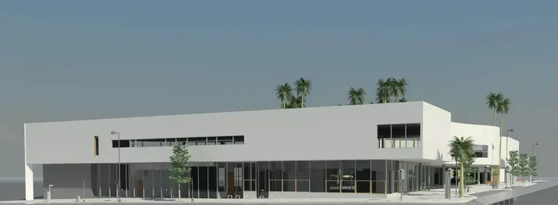 3D BIM model of QV1 Retail Plaza