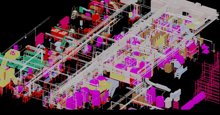 3D model of the Unilever FMCG facility, Indonesia