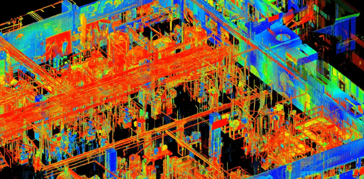 Point cloud of a Unilever FMCG manufacturing plant, Indonesia
